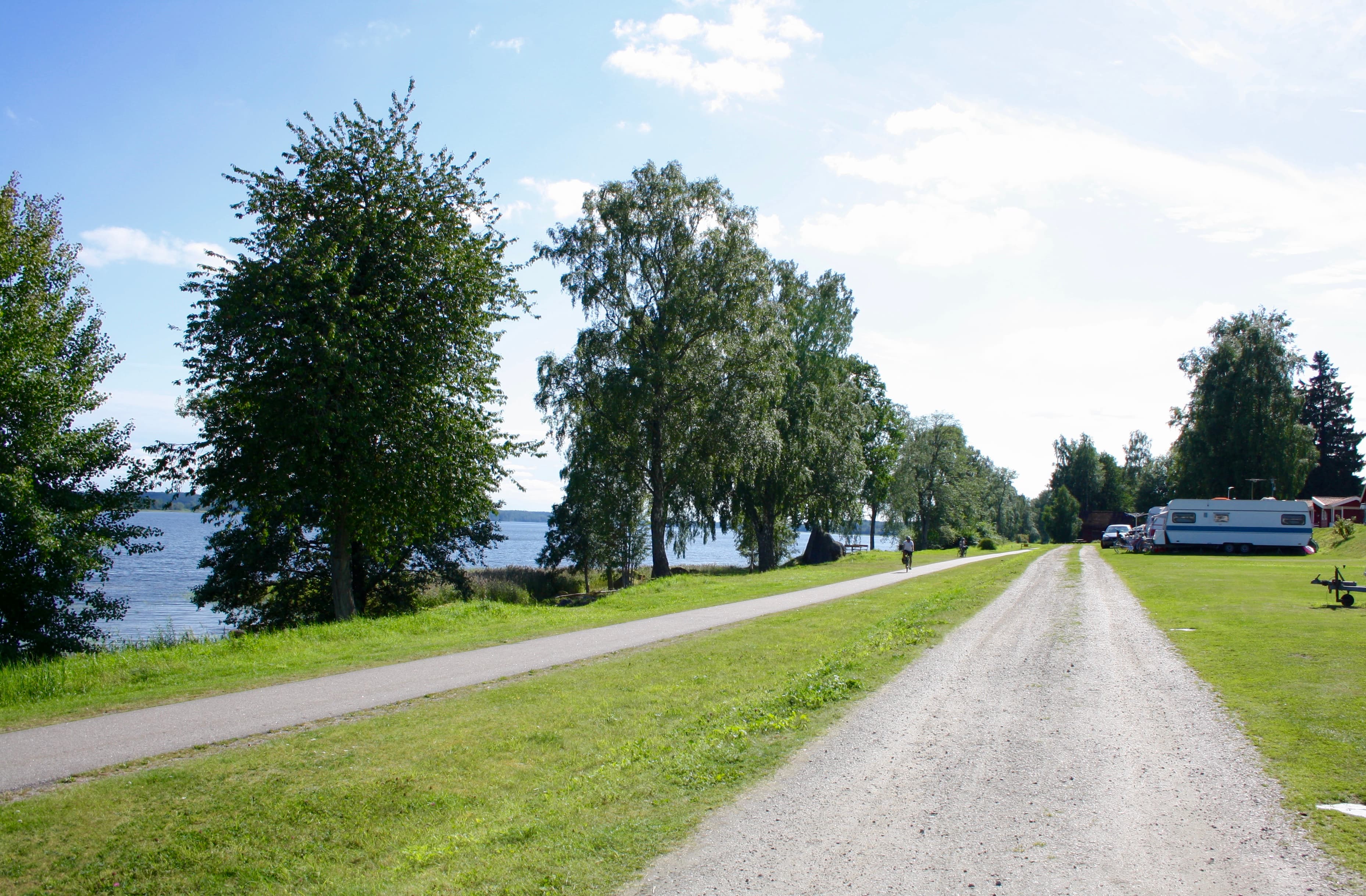 Camping och servicehus på Vegby Camping