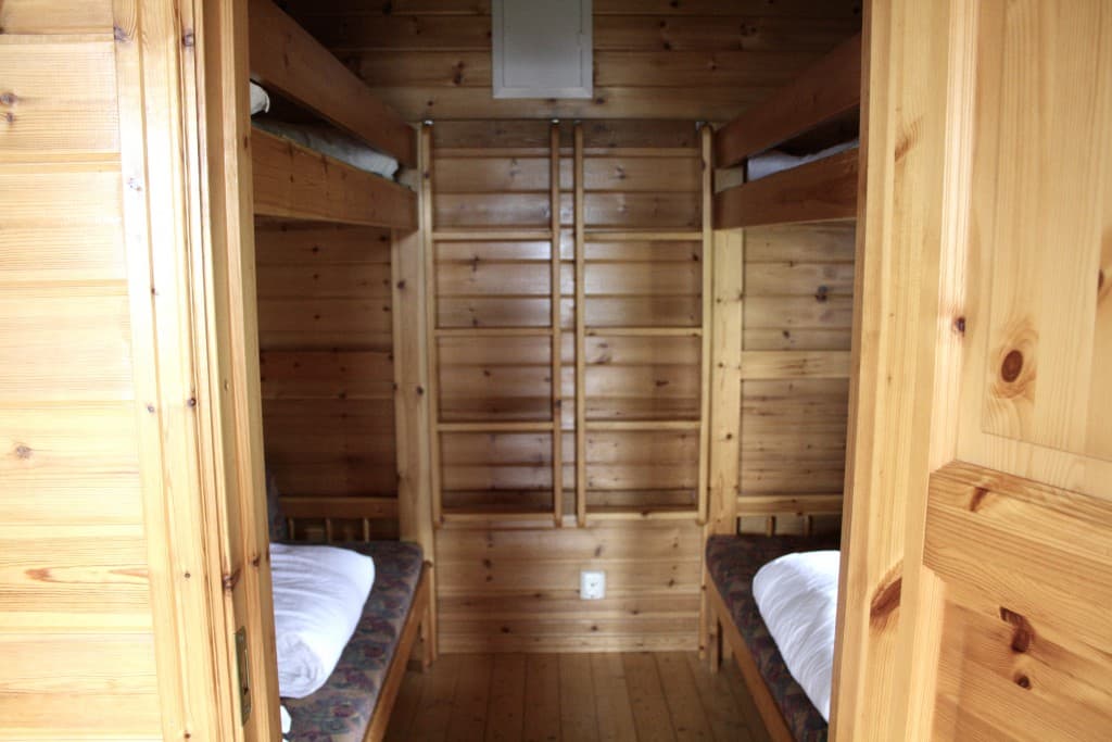 Sovplatser i självhushållsstugan